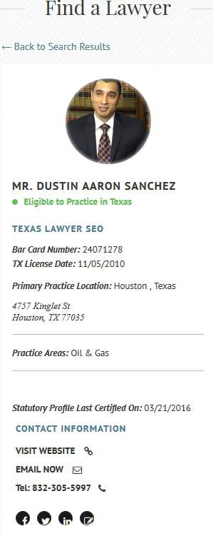 tx bar profile